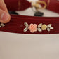 Floral Crystals Exotic Shoulder Strap Bag Accessory