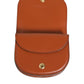 Brown Leopard Print Calf Leather Small Coin Purse Wallet