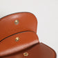 Brown Leopard Print Calf Leather Small Coin Purse Wallet