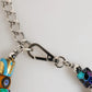 Multicolor Murano Glass Beads Brass Zamak Necklace