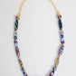 Multicolor Murano Glass Beads Gold Brass Chain Jewelry Necklace