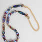 Multicolor Murano Glass Beads Gold Brass Chain Jewelry Necklace