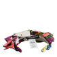 White Multicolor Floral Silk Bow Crystal Embellished Headband