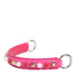 Pink Embellished Leather Bag Handle Women Shoulder Strap