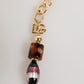 Multicolor Murano Glass Beads Gold Chain Jewelry Necklace