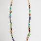 Multicolor Murano Glass Beads Gold Chain Jewelry Necklace