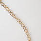 Gold Crystal Clock Face Pendant Statement Jewelry Necklace