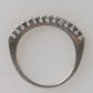 Sterling Silver 925 Band Pave CZ Crystal Eternity Ring