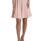 Light Powder Rose Viscose Pleated Skirt