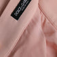 Light Powder Rose Viscose Pleated Skirt