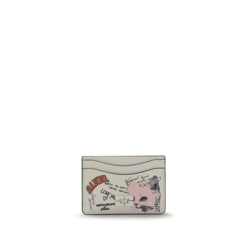 GANNI CARD HOLDER CAT SIGNATURE