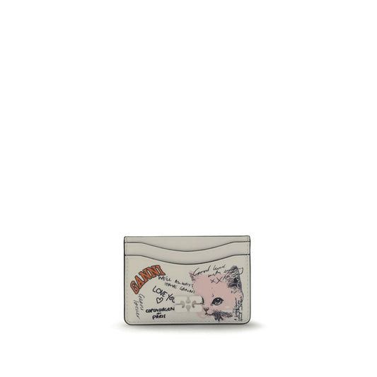 GANNI CARD HOLDER CAT SIGNATURE