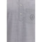 Virgin wool poplin polo Shirt