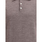 Knitted Long Sleeved Polo Shirt