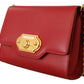 Red Leather Mini Crossbody Gold Hardware Rosso Papavero Bag