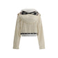 Patchwork design Jacket