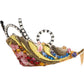 Gold Brass Crystal Embellished Headpiece Crown Tiara