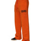 Orange Cotton DG VIB3 Logo Drawstring Sweatpants Pants