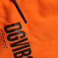 Orange Cotton DG VIB3 Logo Drawstring Sweatpants Pants