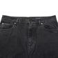Black Denim Wide Leg Relaxed Fit Pants Jeans