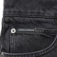 Black Denim Wide Leg Relaxed Fit Pants Jeans