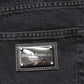 Black Denim Wide Leg Relaxed Fit Pants Jeans