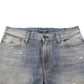 Blue Distressed Denim Slim Fit Pants Jeans