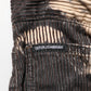 Beige Black Corduroy Tie-Dye Cotton Blend Pants