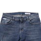 Blue Cotton Logo Plaque Skinny Men Denim Jeans