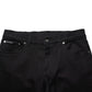 Black Cotton Blend Skinny Men Trouser Pants