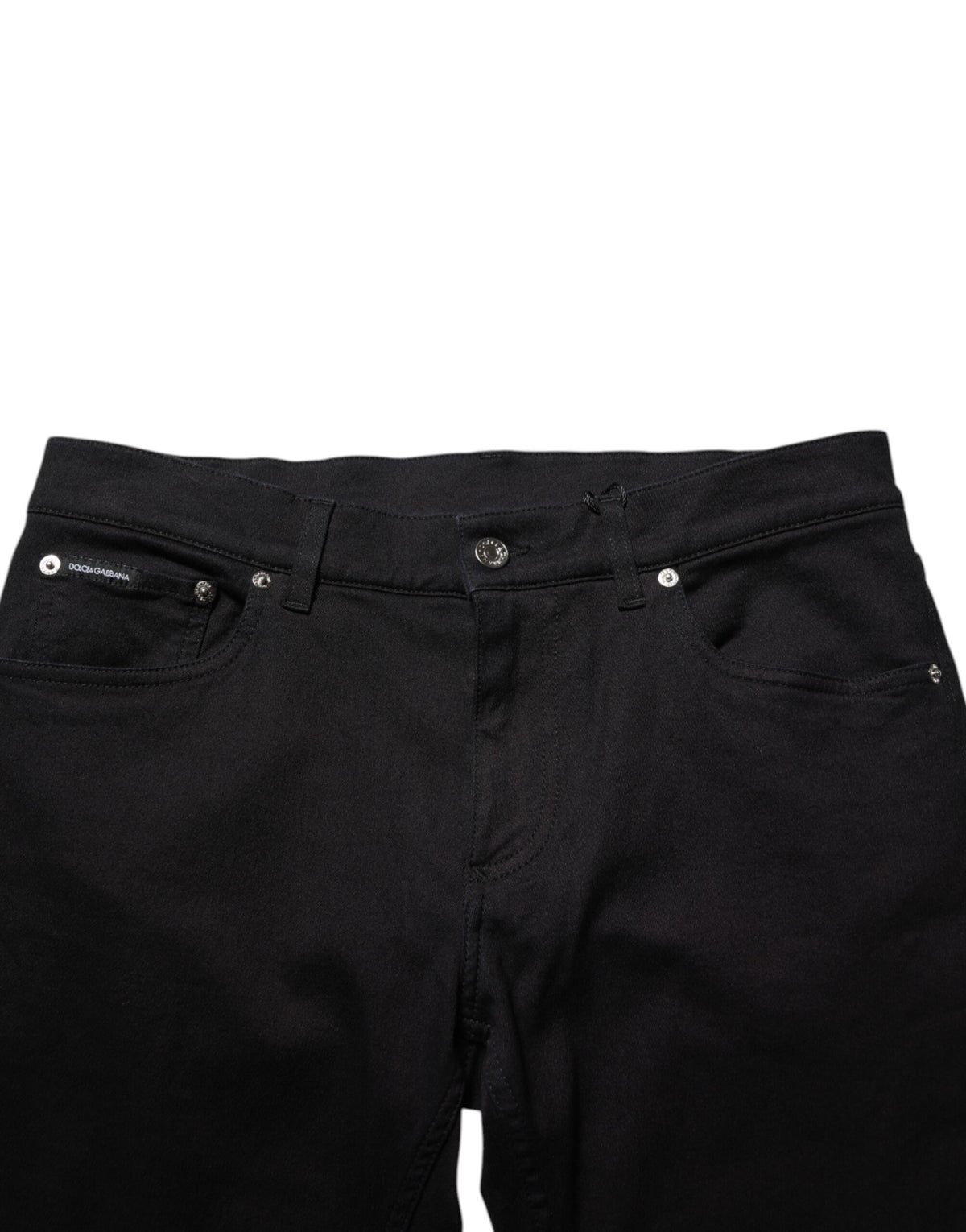 Black Cotton Blend Skinny Men Trouser Pants