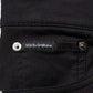 Black Cotton Blend Skinny Men Trouser Pants