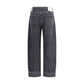 Cuffed Taper wide Jeans