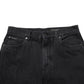 Black Cotton Logo Men Mid Waist Denim Jeans