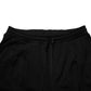 Black Cotton Blend Cargo Joggers Drawstring Pants