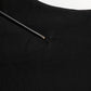 Black Cotton Blend Cargo Joggers Drawstring Pants