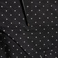 Black Polka Dot Cotton GOLD Men Formal Dress Shirt