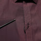Maroon Cotton Collared GOLD Formal Dress Shirt