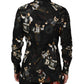Black Cowboy Collared GOLD Formal Dress Shirt