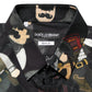 Black Cowboy Collared GOLD Formal Dress Shirt