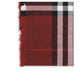 Reversible Check wool and silk Scarf