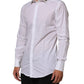 White Crown Collared GOLD Formal Dress  Shirt