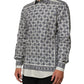 Multicolor Monkey Tie Print GOLD Dress Shirt