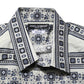 Multicolor Monkey Tie Print GOLD Dress Shirt