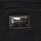 Black Cotton Regular Denim Men Trouser Jeans
