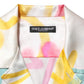 White Silk Hawaiian Graffiti Print Men Casual Shirt