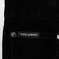Black Cotton Slim Fit Denim Trouser Jeans