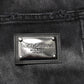 Black Marbled Effect Straight Men Denim Jeans