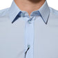 Light Blue Cotton GOLD Formal Men Dress Shirt