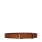 Brown Leather Regular Belts